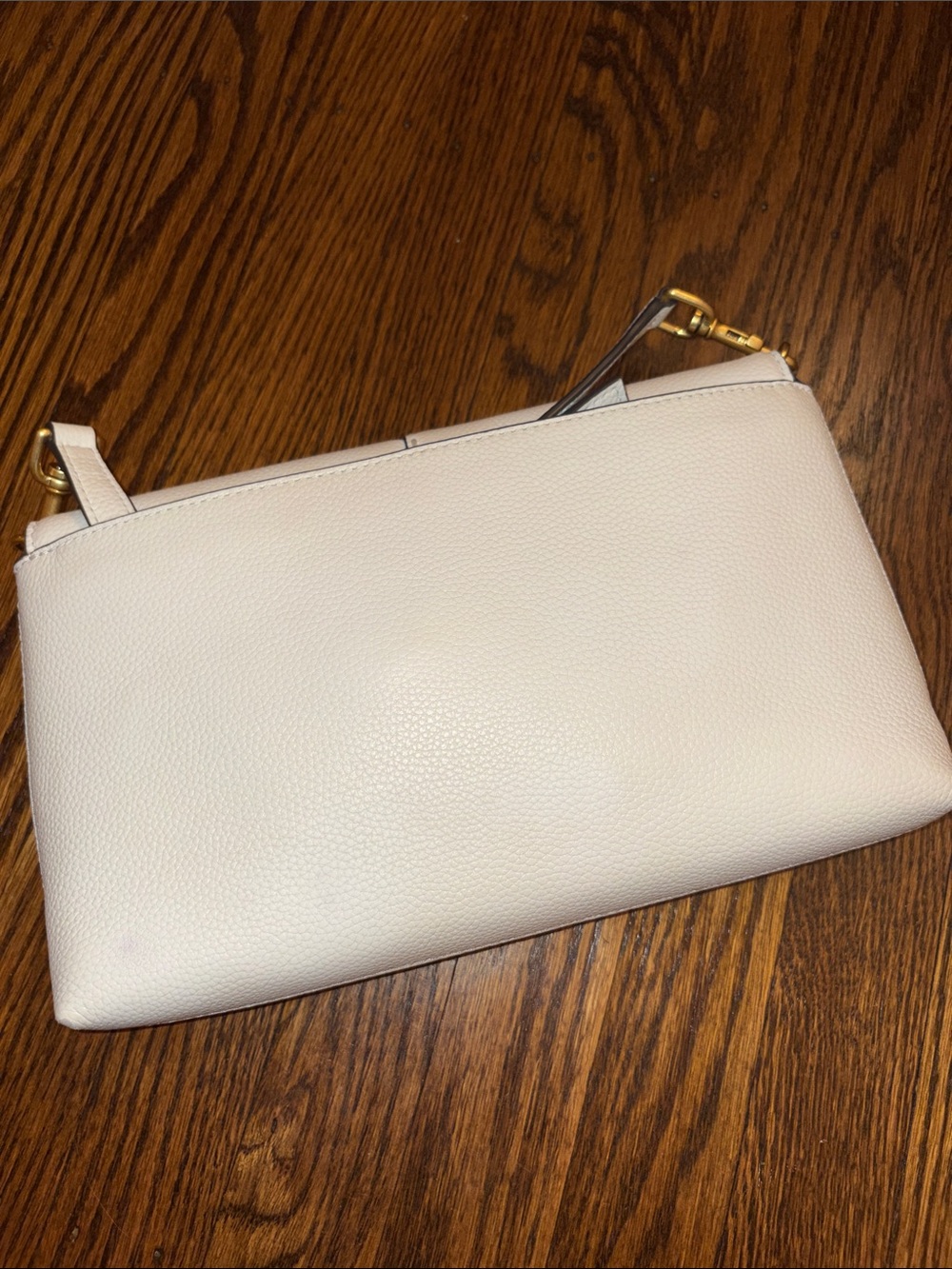 Tory Burch White Leather McGraw CrossBody Bag - Picture 8 of 9